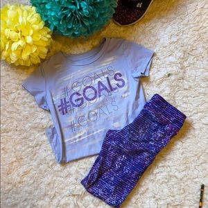 Girls athletic outfit